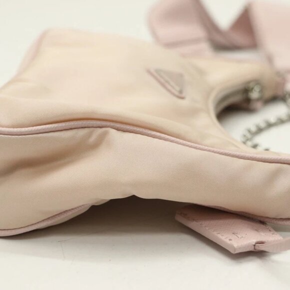 PRADA Re-Edition 2005 Re-Nylon Shoulder Bag Light Pink - Picture 3 of 14